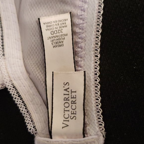 Victoria's Secret Dream Angels Push-up Bra 32 DD 32E Lilac Purple Lace - Picture 8 of 8